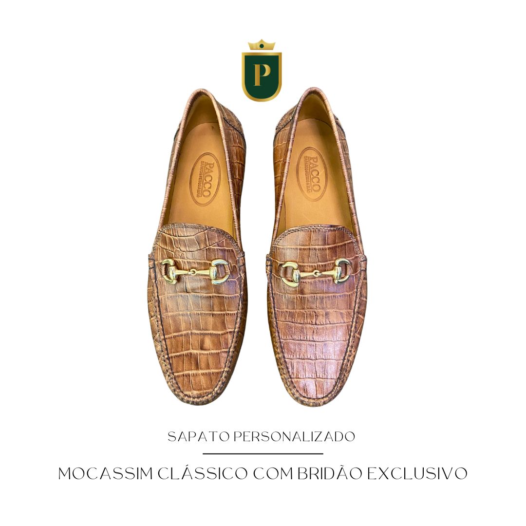 PROJETO ESPECIAL DESENVOLVIMENTO MOCASSIM ESTILO ITALIANO