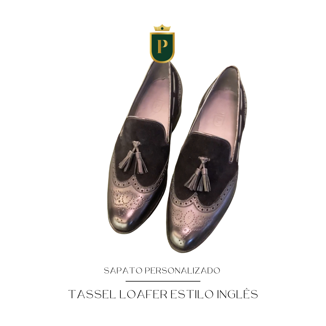 SAPATO PERSONALIZADO | TASSEL LOAFER ESTILO INGLÊS