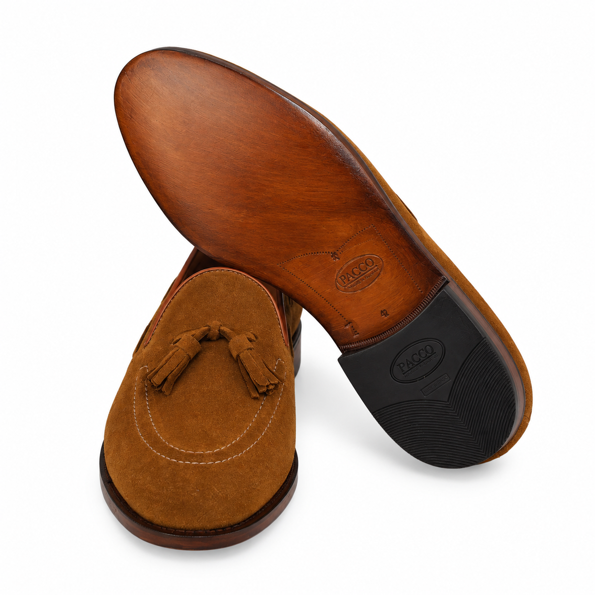 Tassel Loafer Windsor em camurça suede - novo tom caramelo