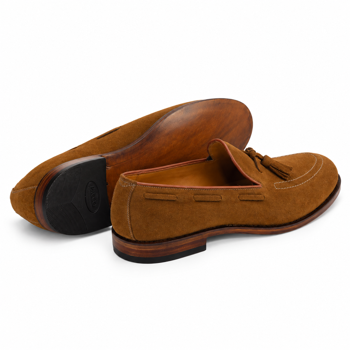 Tassel Loafer Windsor em camurça suede - novo tom caramelo