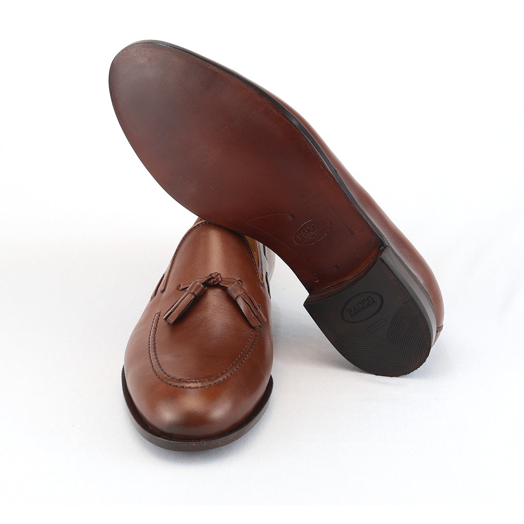 Últimos pares Clássico Tassel Loafer Windsor cor Mahogany