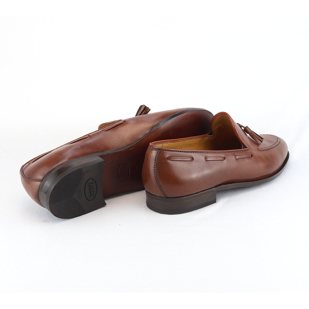 Últimos pares Clássico Tassel Loafer Windsor cor Mahogany