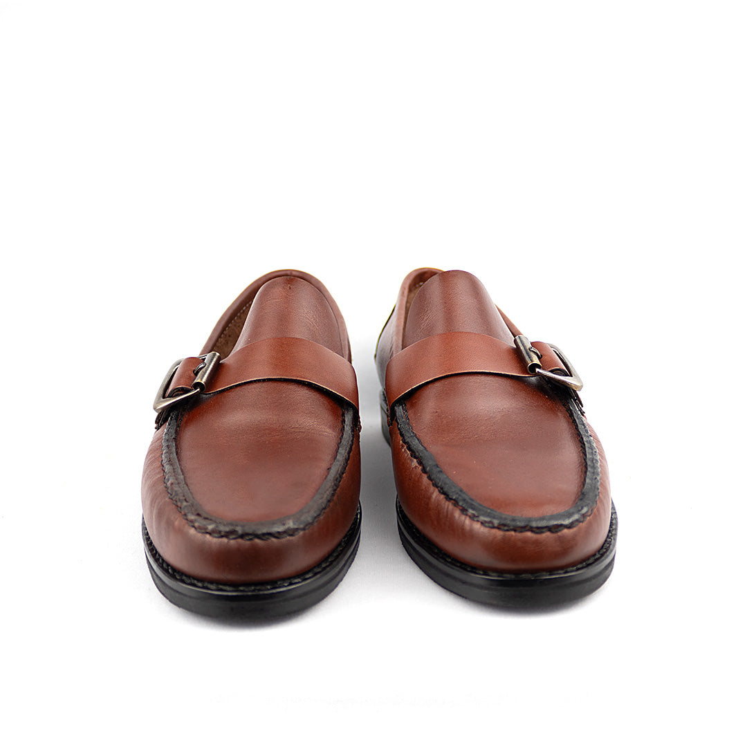 Mocassim Argentino Juan - Solado de Borracha cor Pinhão