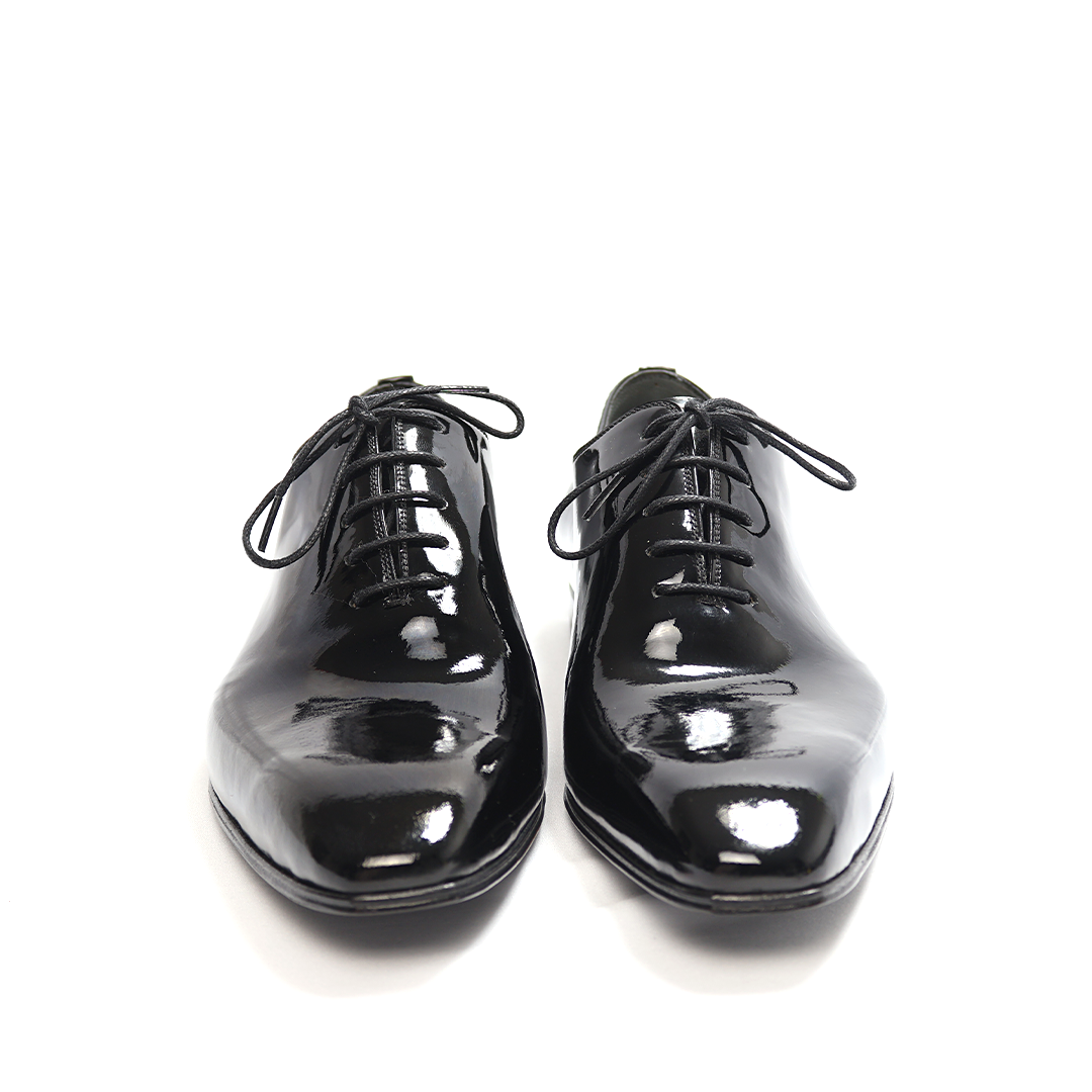 Oxford Wholecut Hector - black patent leather