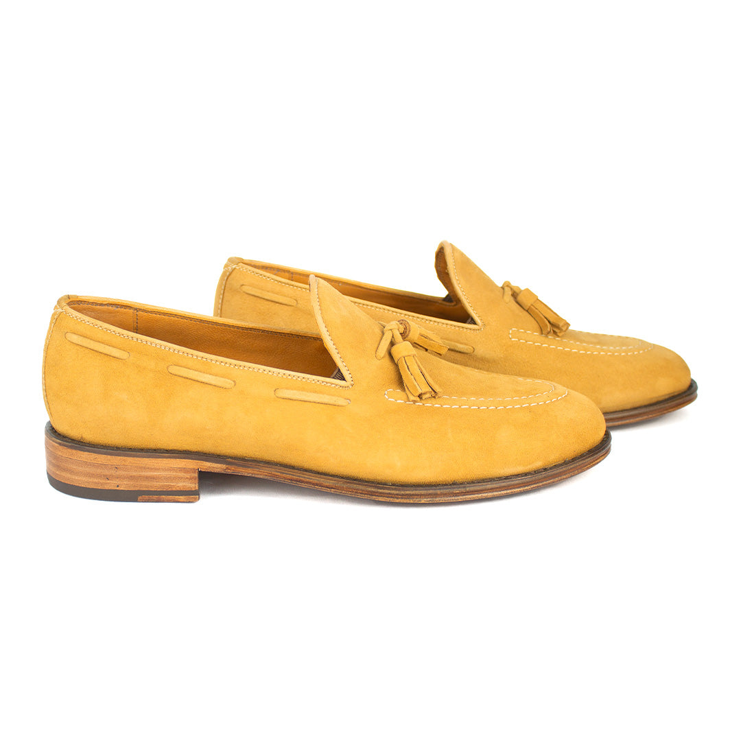 Tassel Loafer Windsor- em Camurça cor Havana