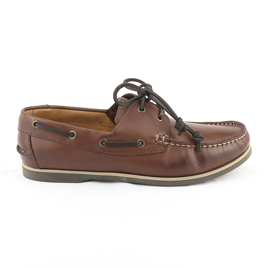 Docksider Exportação Toscana - cor Mahogany solado café