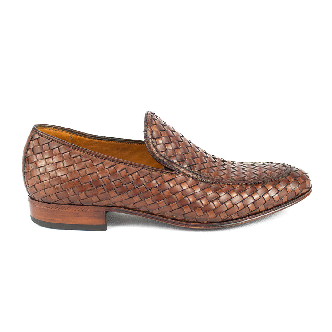 Loafer Tressê Espanhol Javier cor artesanal Mogno