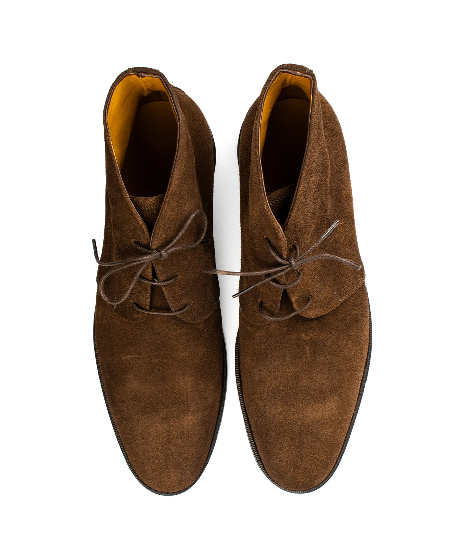 Bota Chukka Liverpool em camurça novo tom terracota