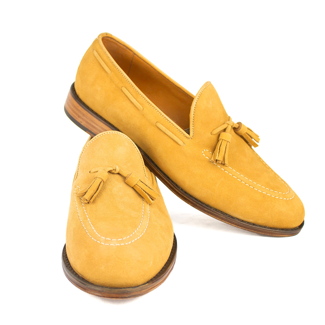 Tassel Loafer Windsor- em Camurça cor Havana