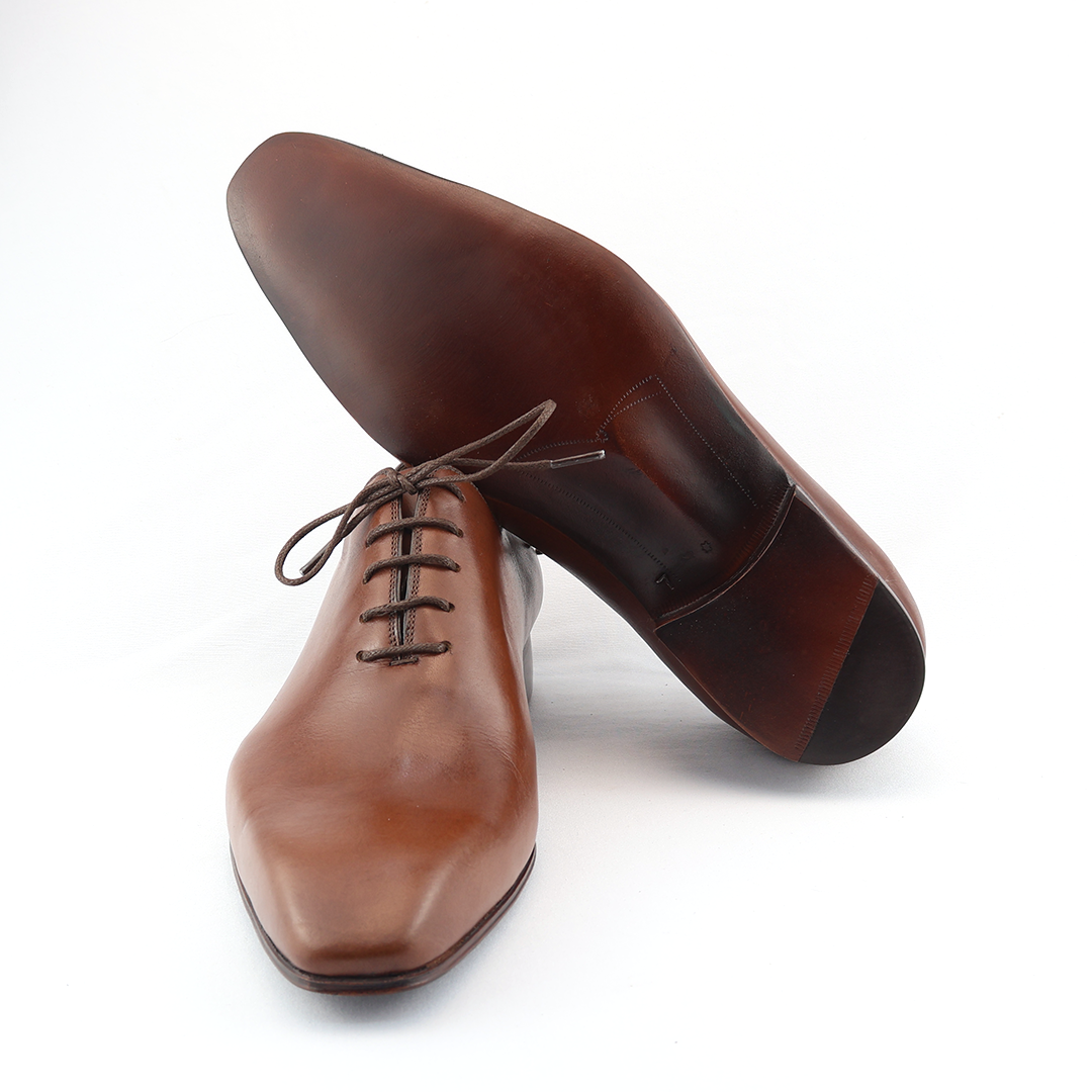 Últimos Pares Oxford Wholecut Hector cor Mahogany
