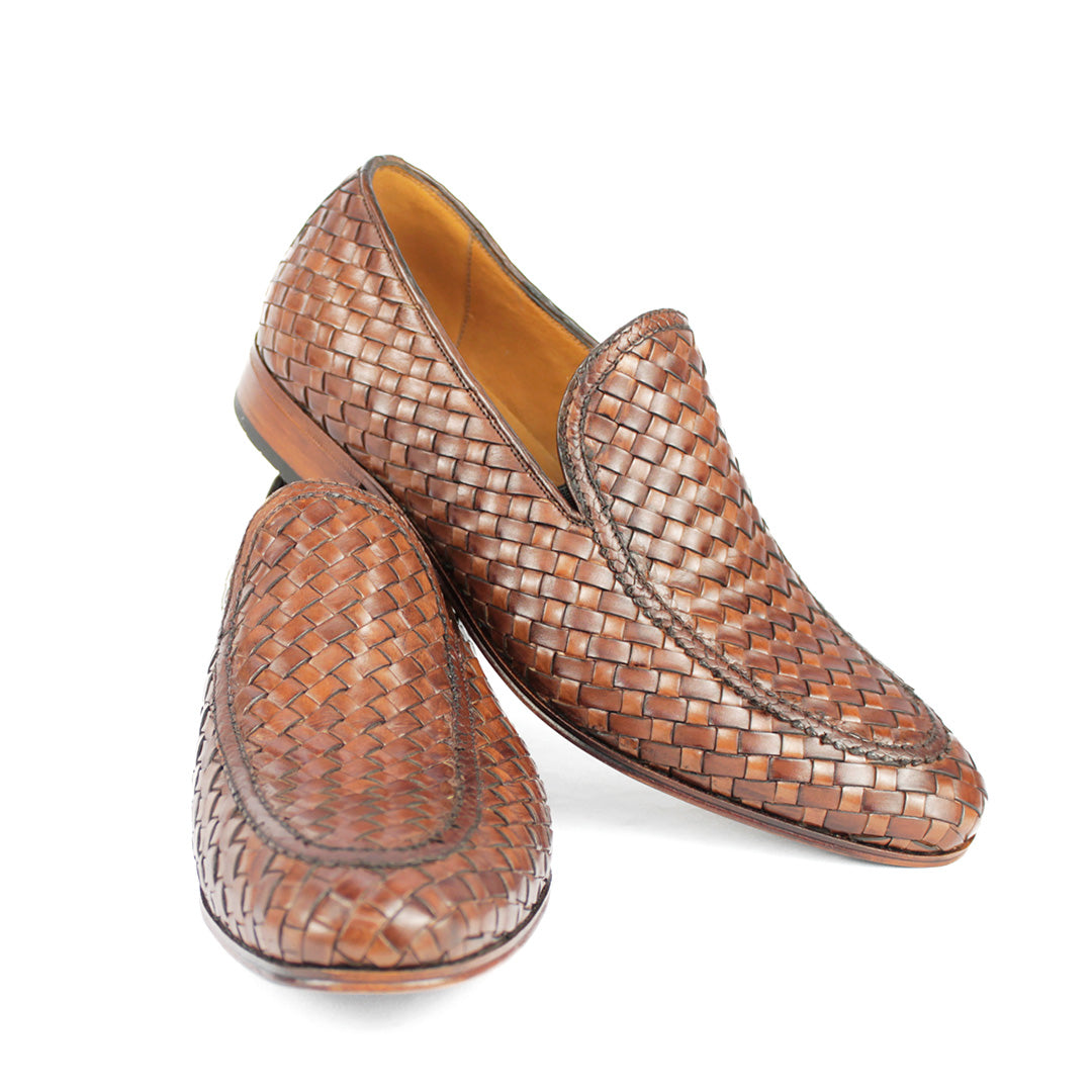 Loafer Tressê Espanhol Javier cor artesanal Mogno