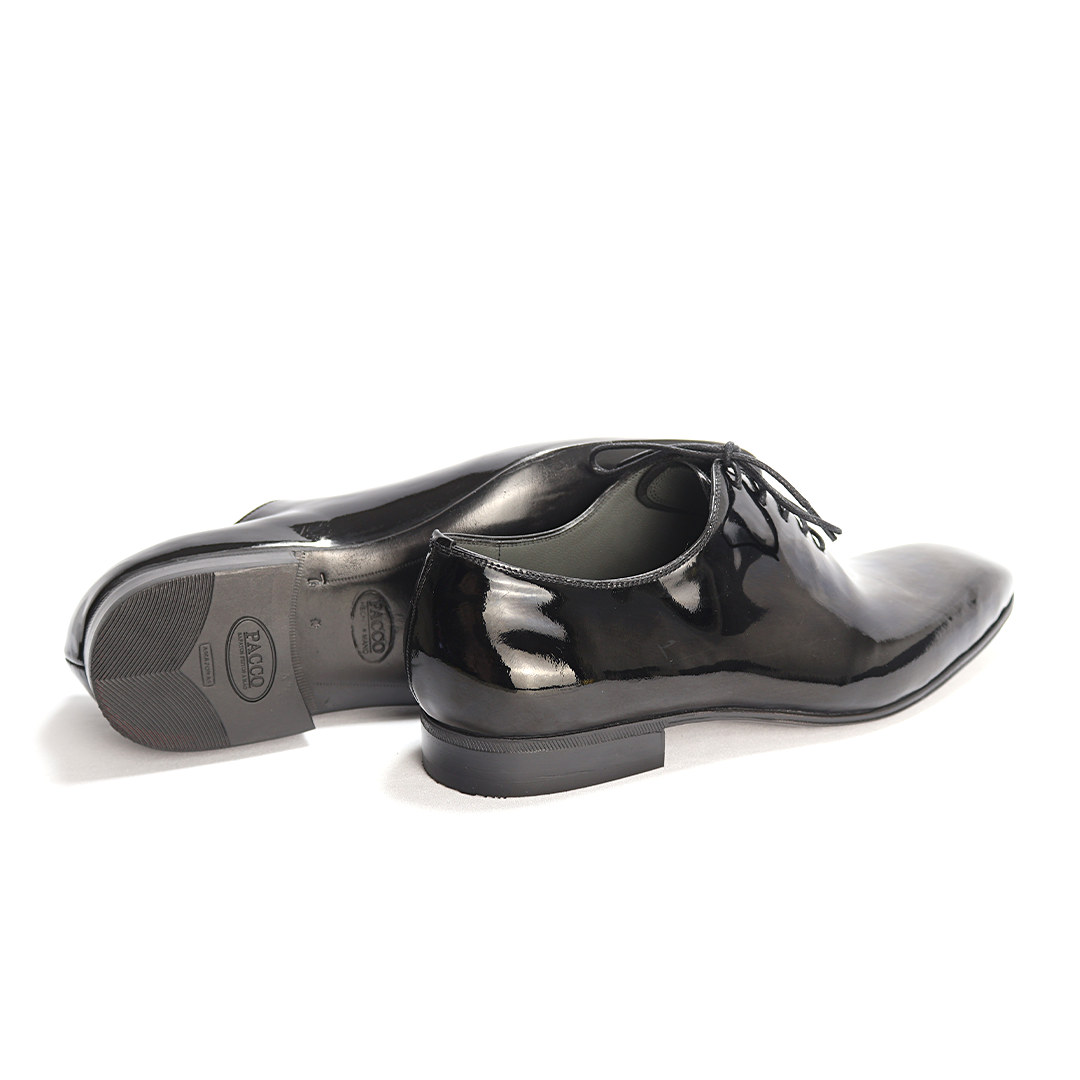 Oxford Wholecut Hector - black patent leather