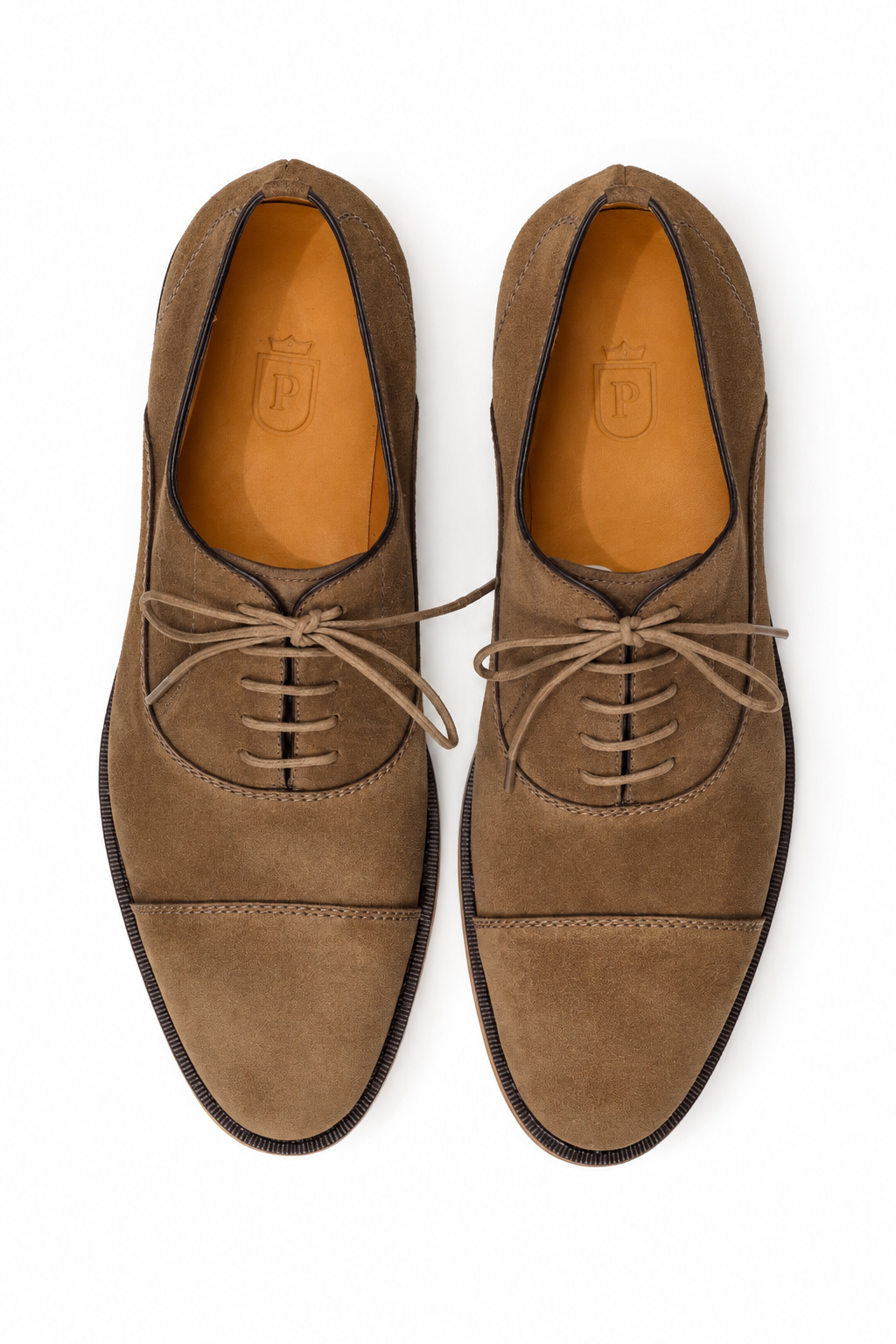 Oxford Cap Toe Casual Summer Camurça Suede - cor Pecan