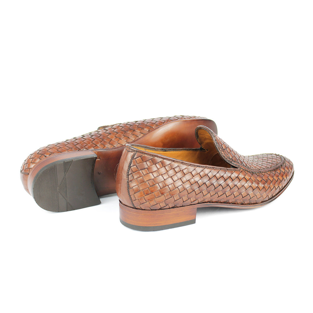 Loafer Tressê Espanhol Javier cor artesanal Mogno