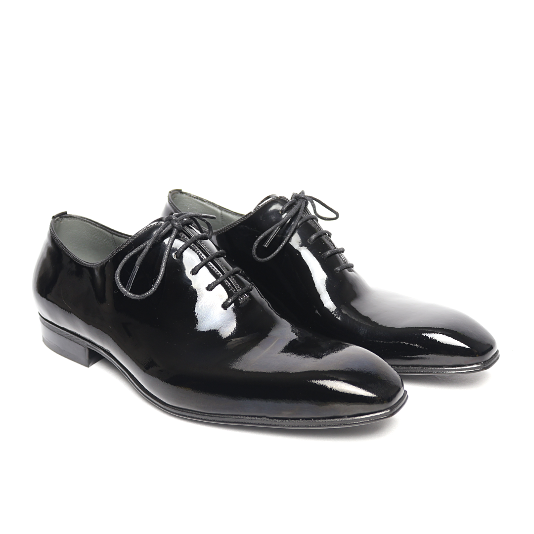 Oxford Wholecut Hector - black patent leather