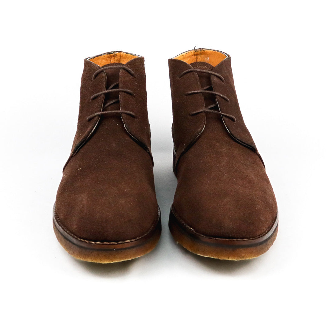 Bota Chukka Lorenzo - Camurça com solado em Borracha Crepe Natural