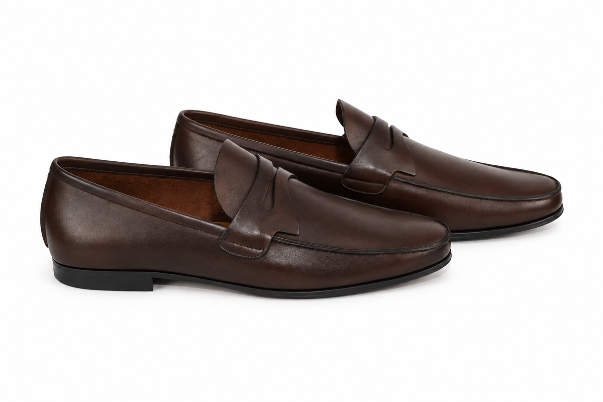 Mocassim Milão Hiper Flexível - cor artesanal Marrom