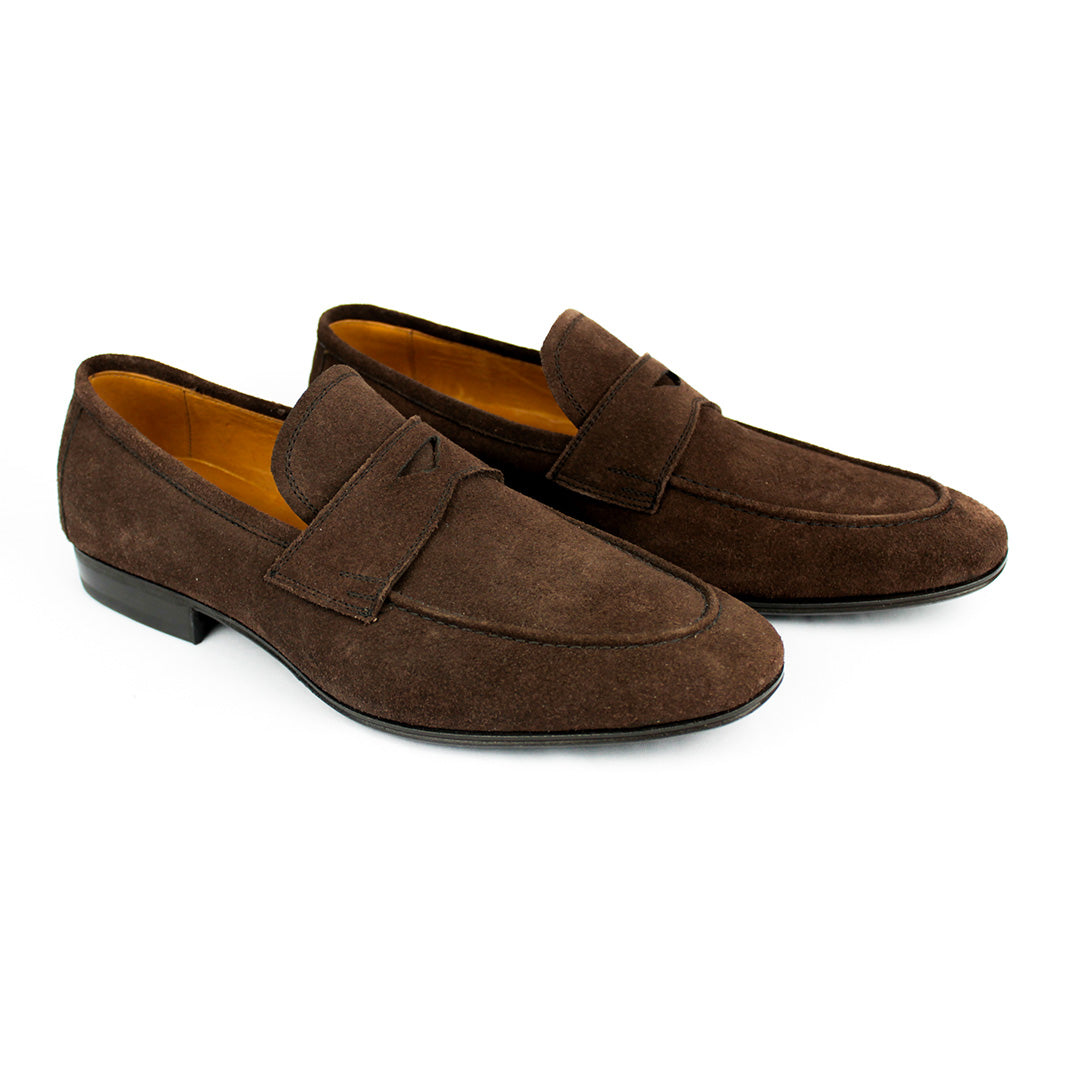 Loafer Aleksander em camurça cor marrom café