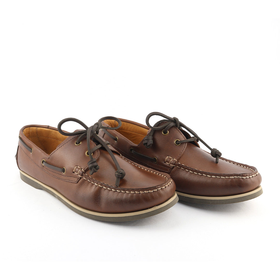 Docksider Exportação Toscana - cor Mahogany solado café