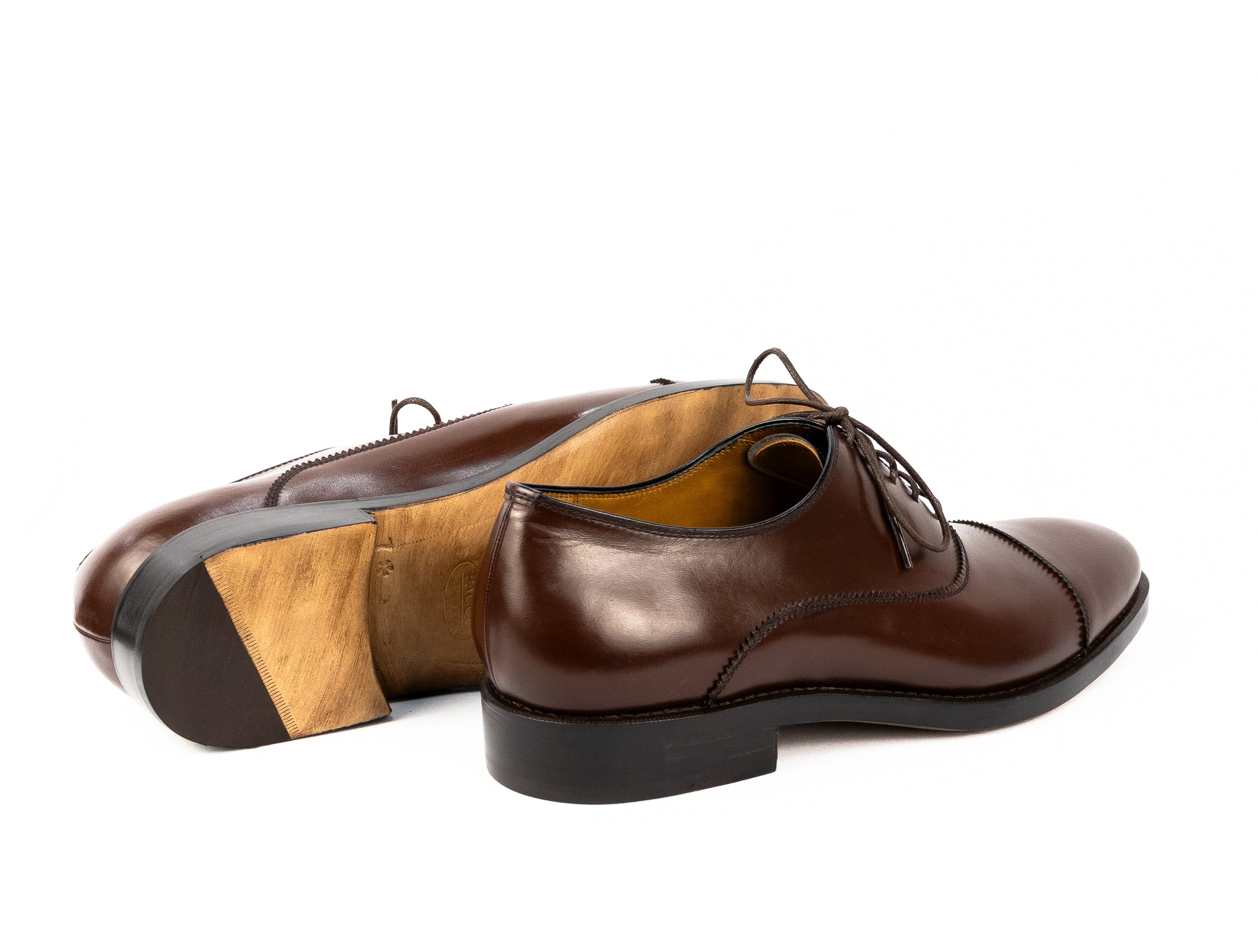 Oxford Cap Toe - Parker Cromo Alemão cor Pinhão