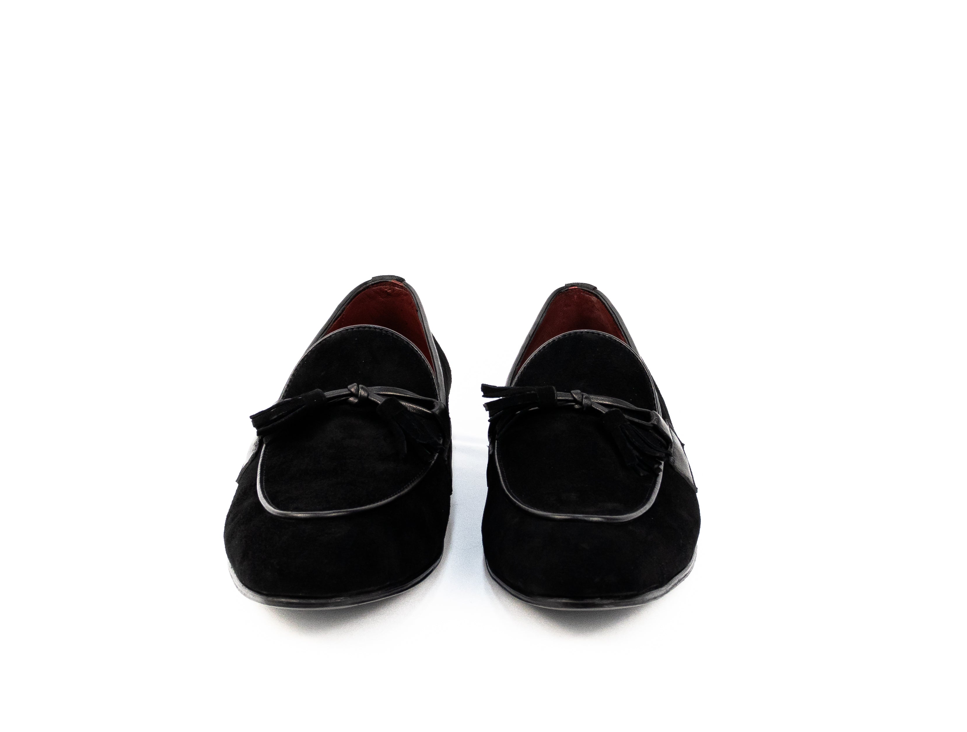 Tassel Loafer França - Camurça cor Preta