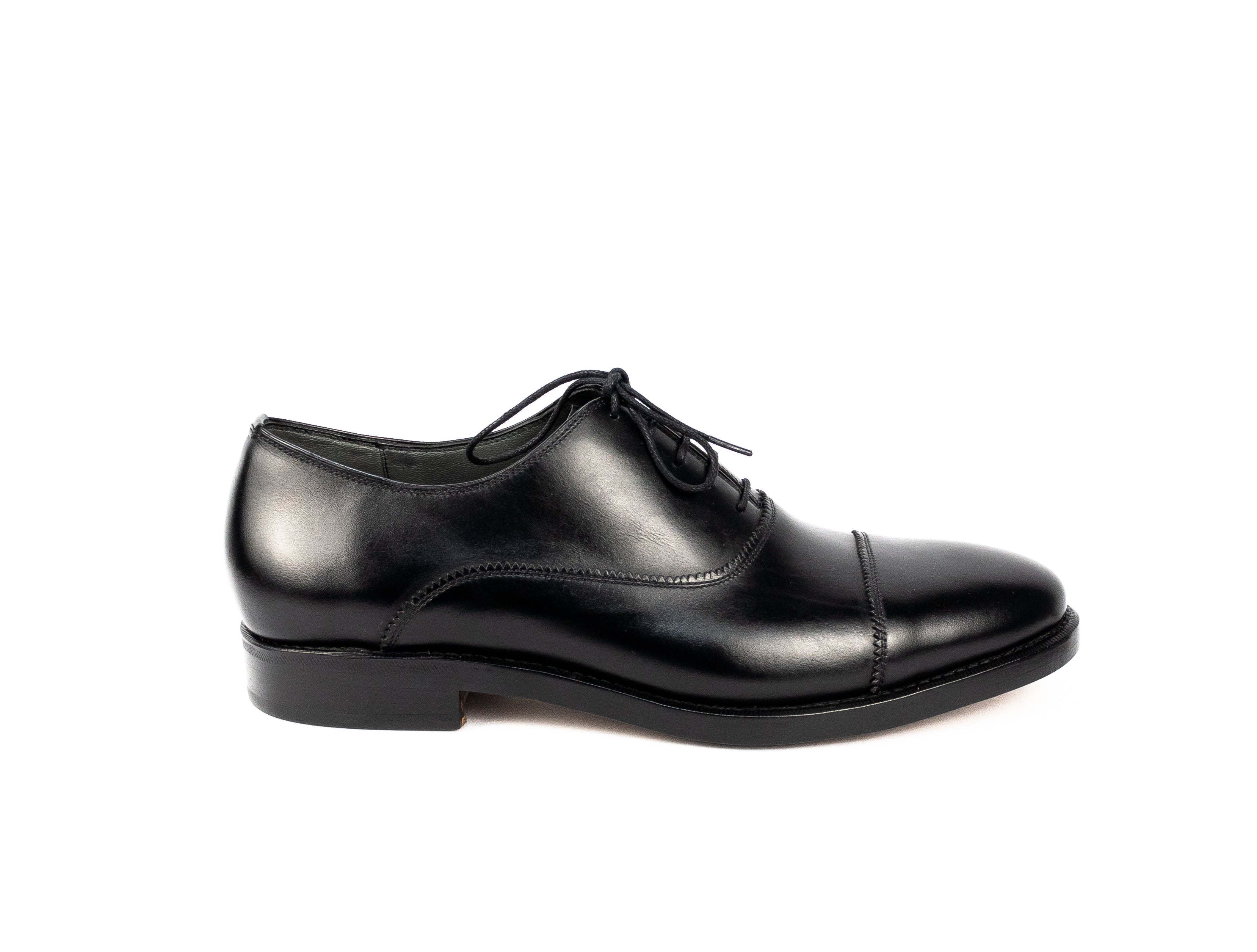 Oxford Cap Toe - Parker Cromo Alemão cor Preto