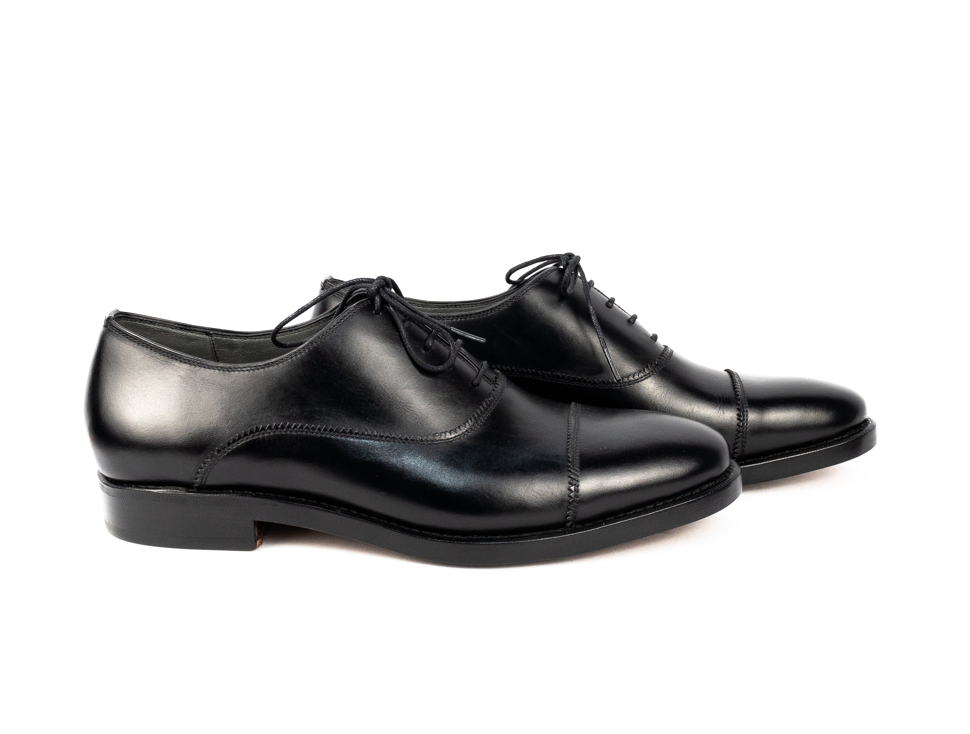 Oxford Cap Toe - Parker Cromo Alemão cor Preto