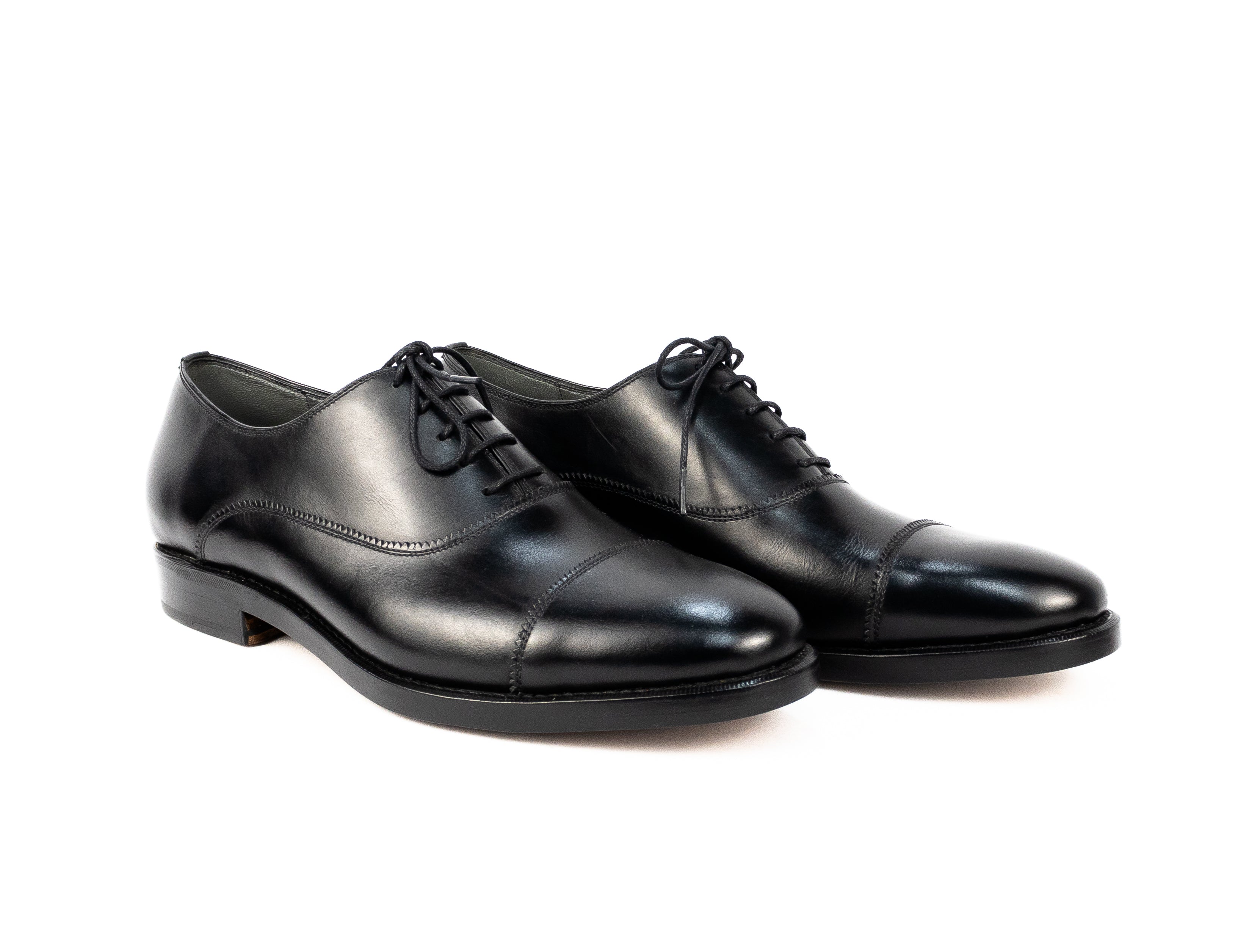 Oxford Cap Toe - Parker Cromo Alemão cor Preto