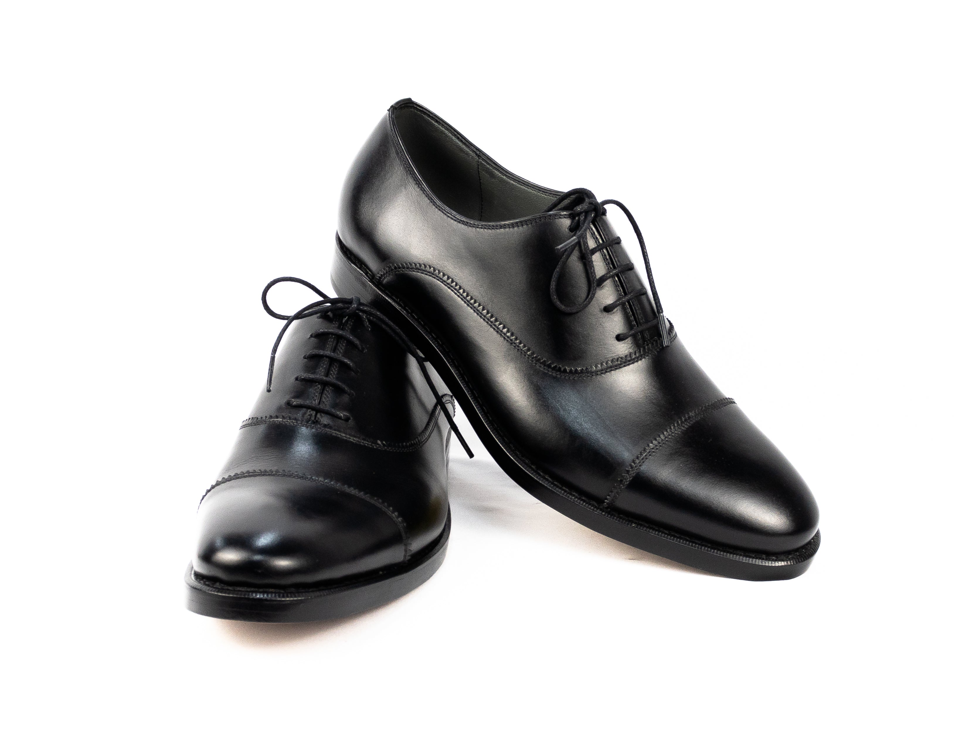 Oxford Cap Toe - Parker Cromo Alemão cor Preto