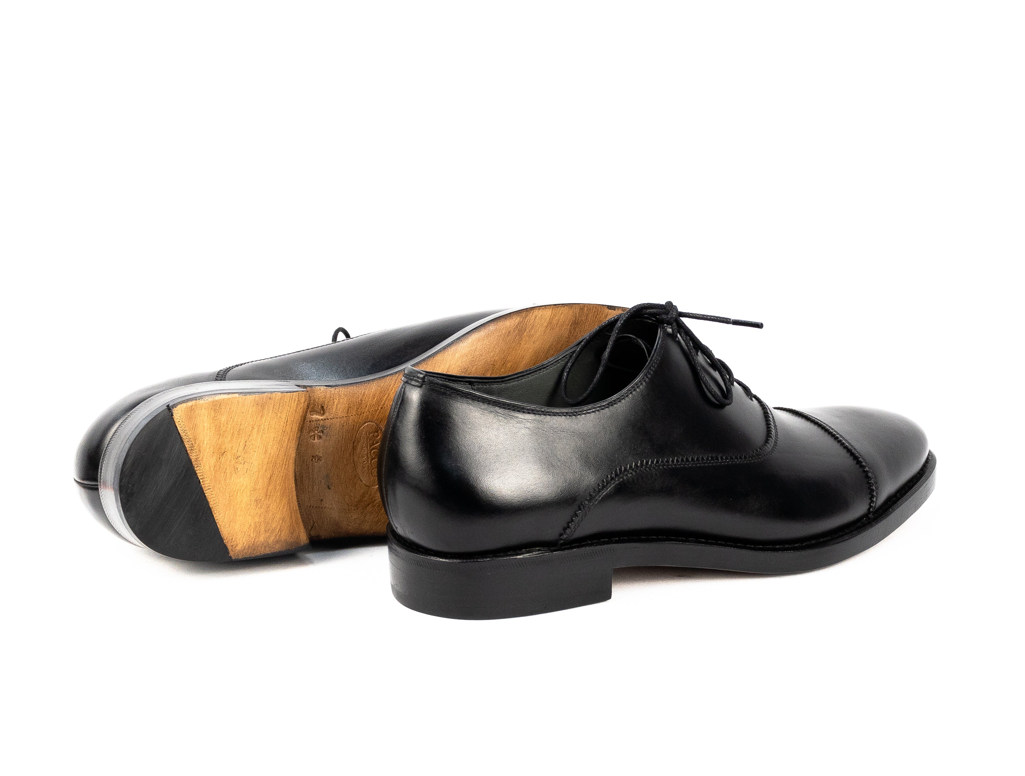 Oxford Cap Toe - Parker Cromo Alemão cor Preto