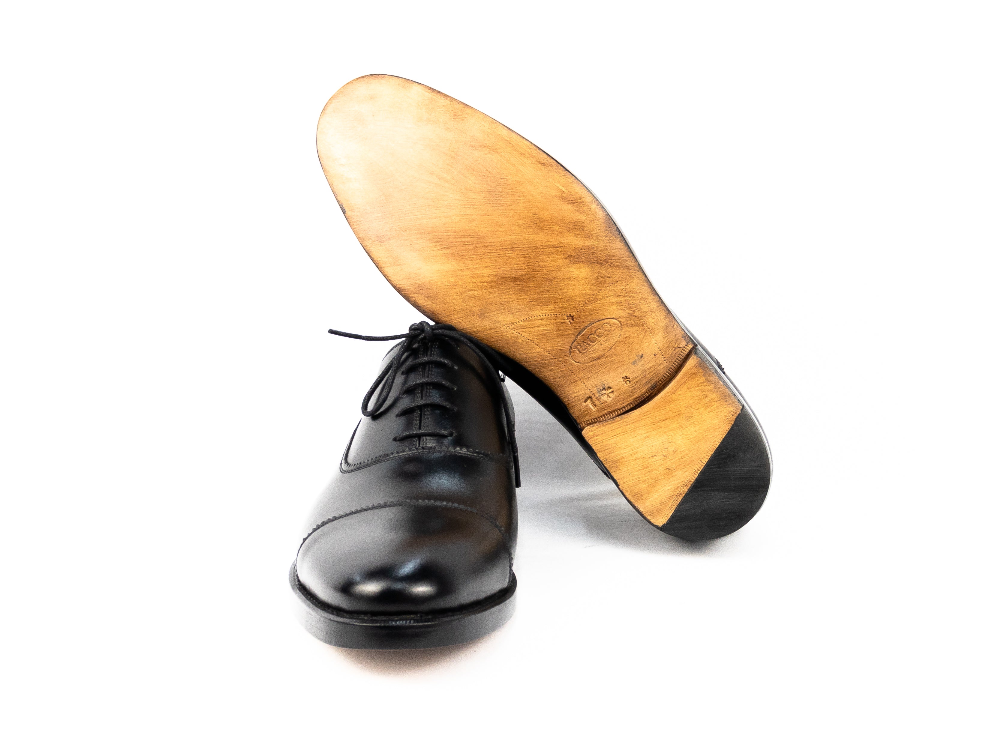 Oxford Cap Toe - Parker Cromo Alemão cor Preto
