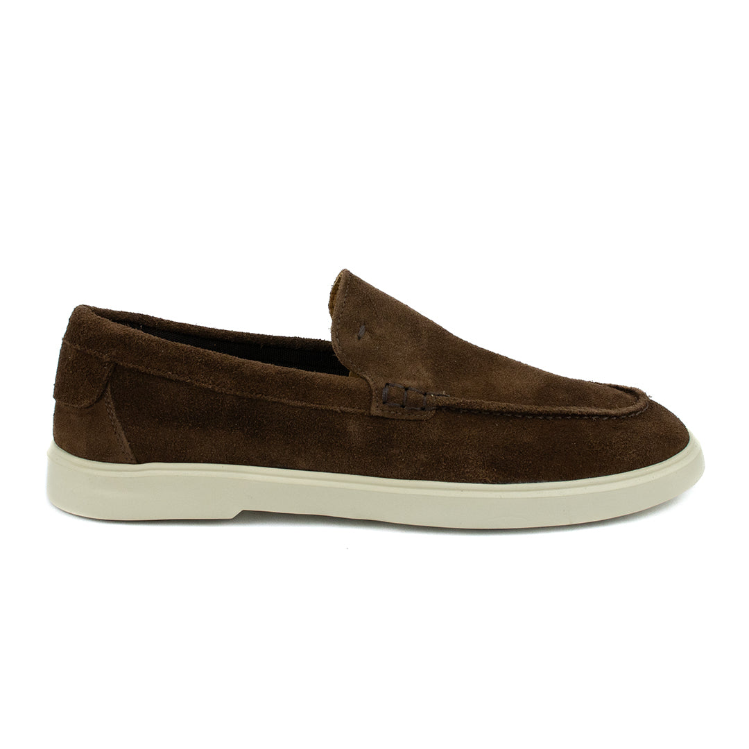 Novo Mocassim Casual Esportivo em Camurça - cor Brownie