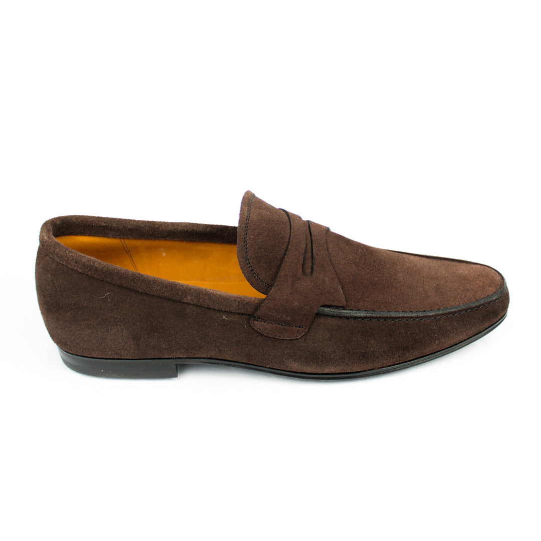Loafer Arrojado Milão - em camurça cor marrom café