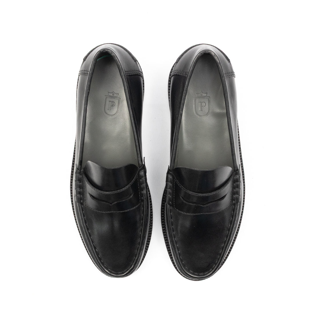 Mocassim College Americano Bill cor preto