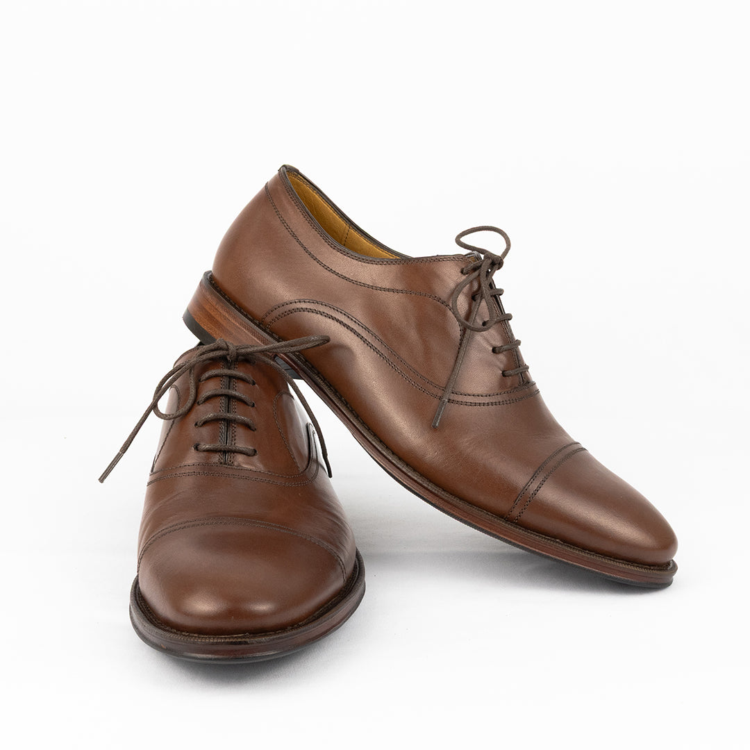 Oxford Cap Toe Ronald cor Mahogany