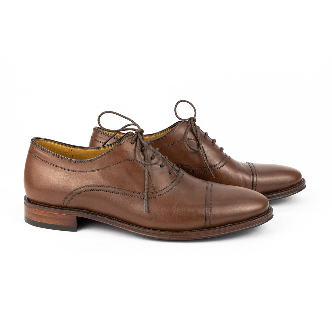 Oxford Cap Toe Ronald cor Mahogany