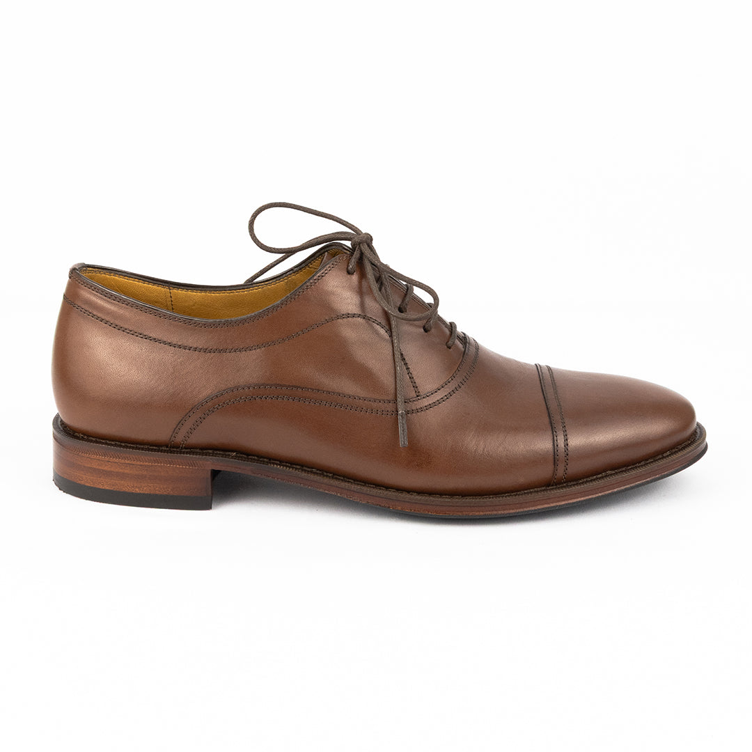 Oxford Cap Toe Ronald cor Mahogany
