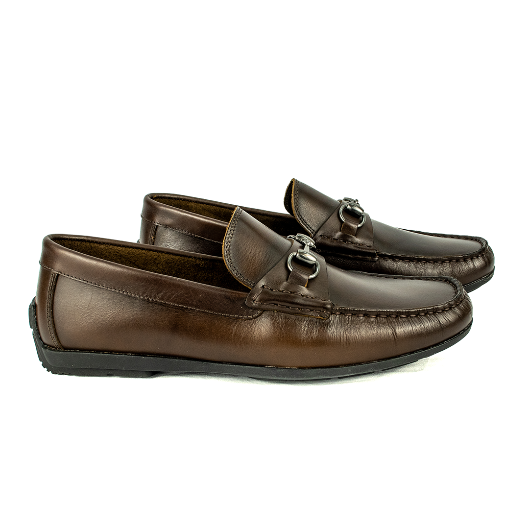 Driver Esportivo Horsebit - cor marrom café