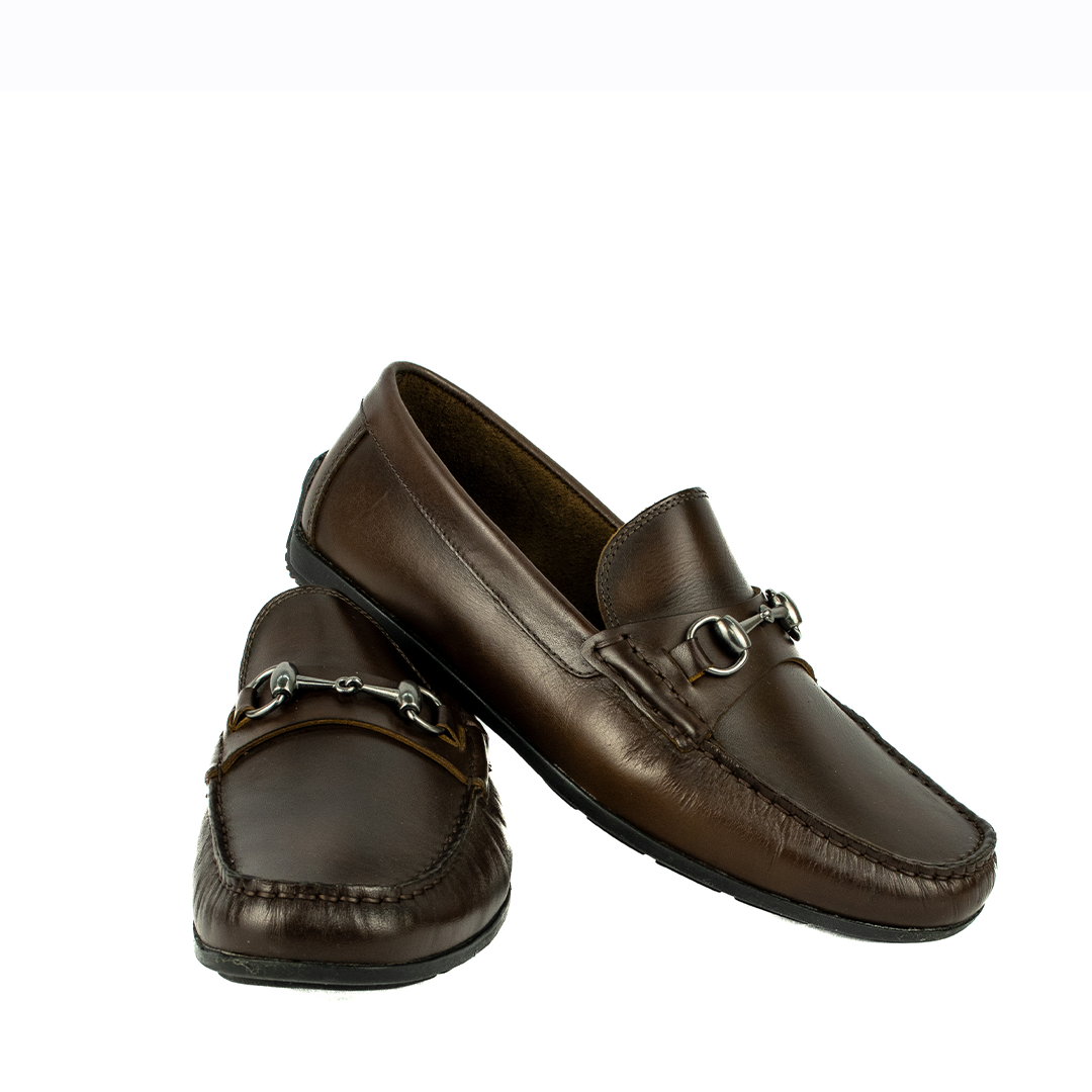 Driver Esportivo Horsebit - cor marrom café