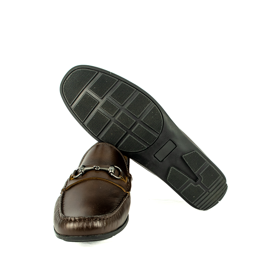 Driver Esportivo Horsebit - cor marrom café