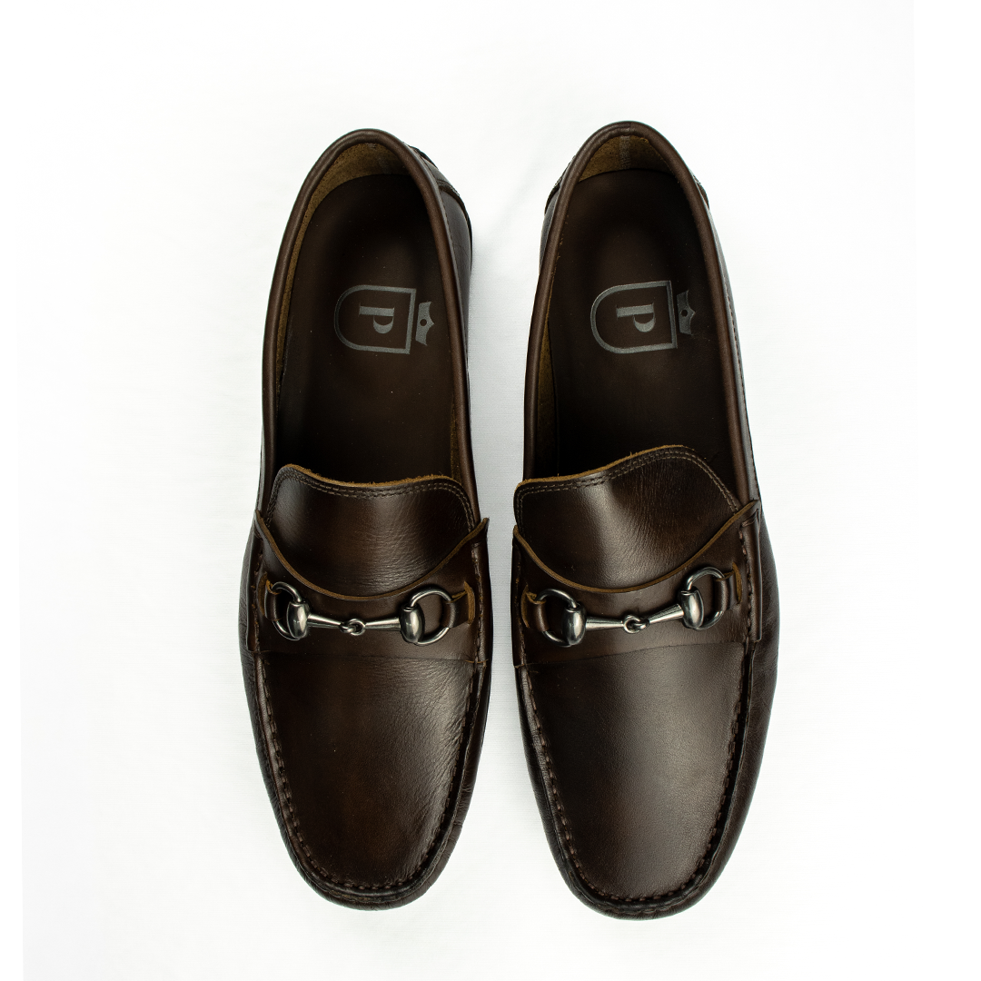 Driver Esportivo Horsebit - cor marrom café