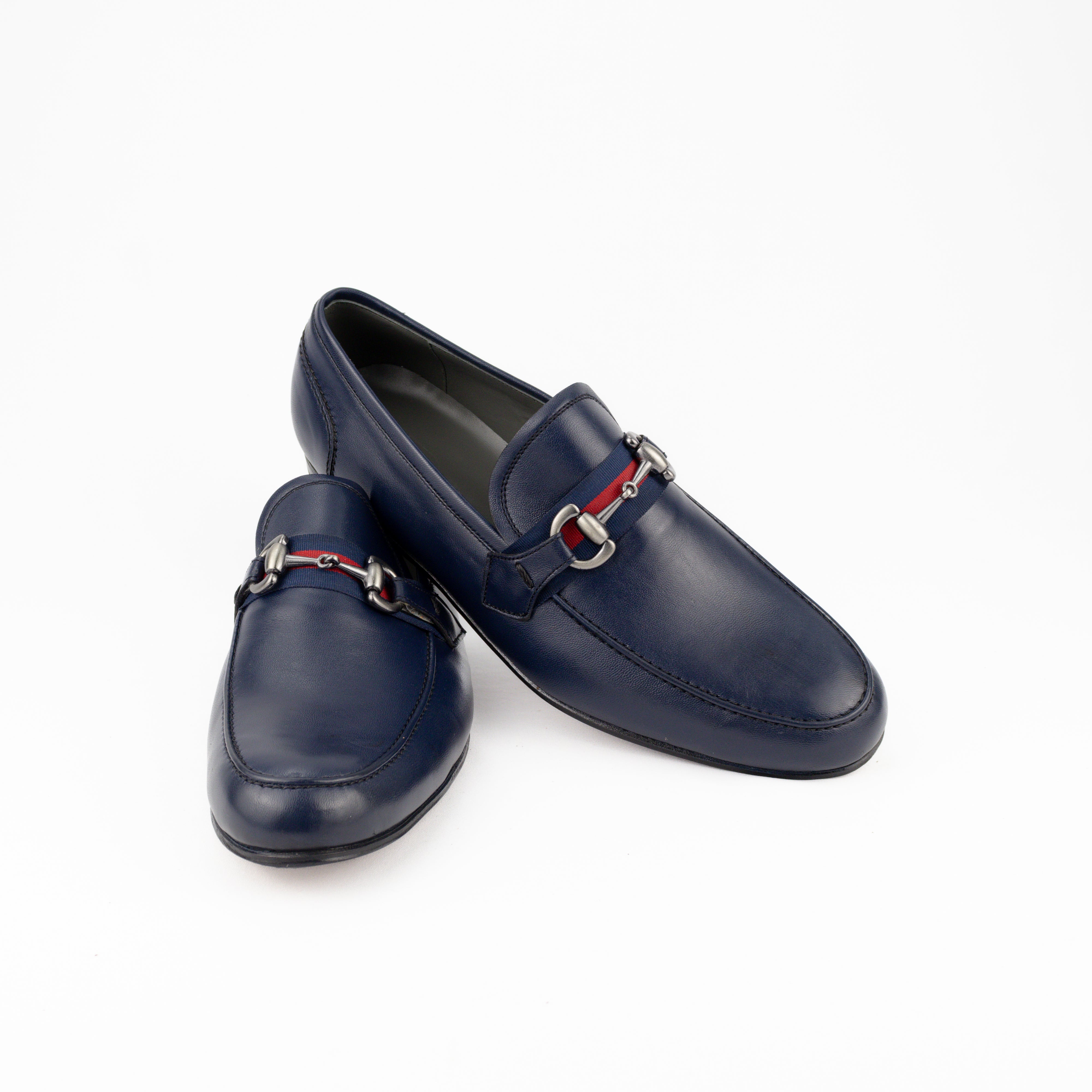 Mocassim estilo Italiano Luca cor Azul Marinho
