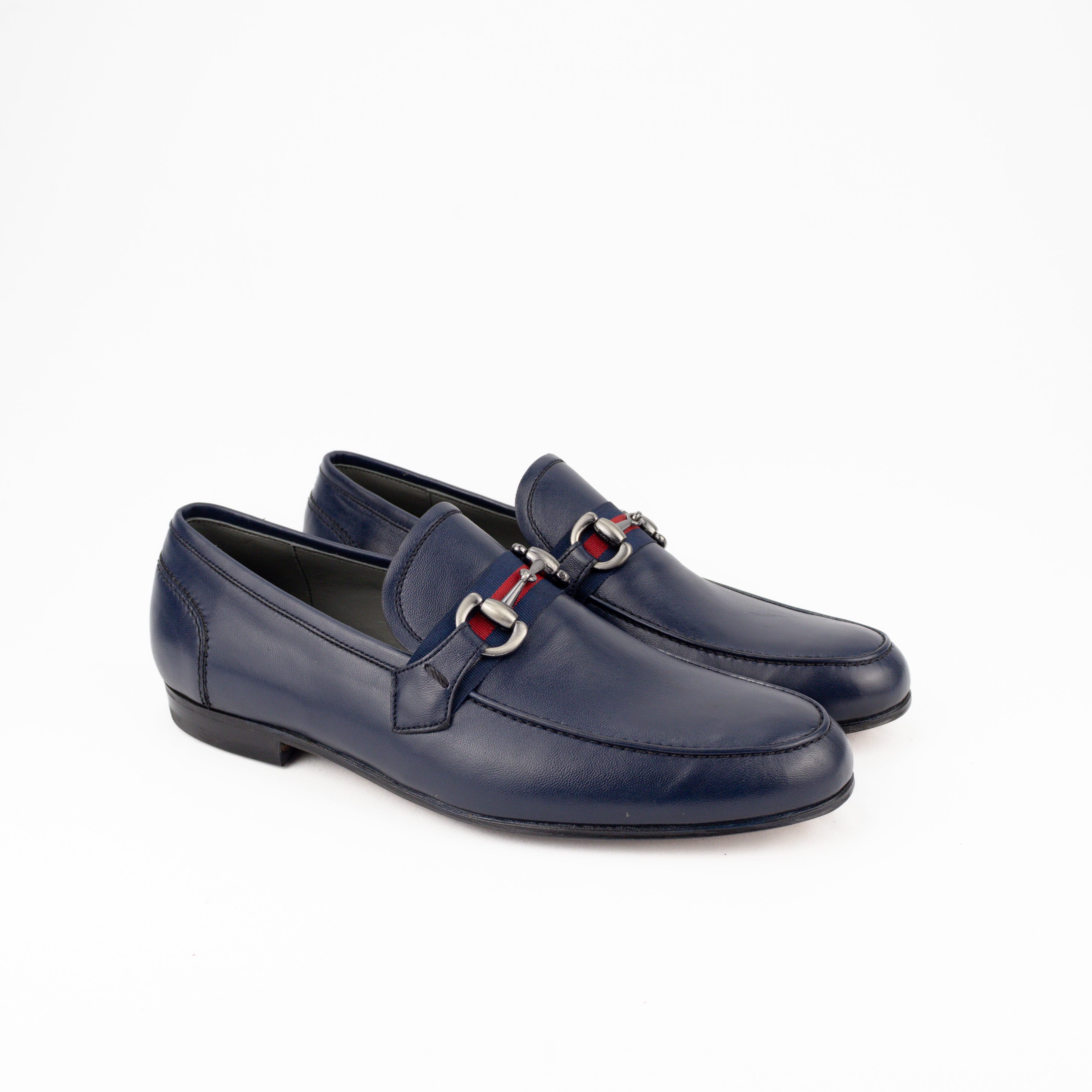 Mocassim estilo Italiano Luca cor Azul Marinho