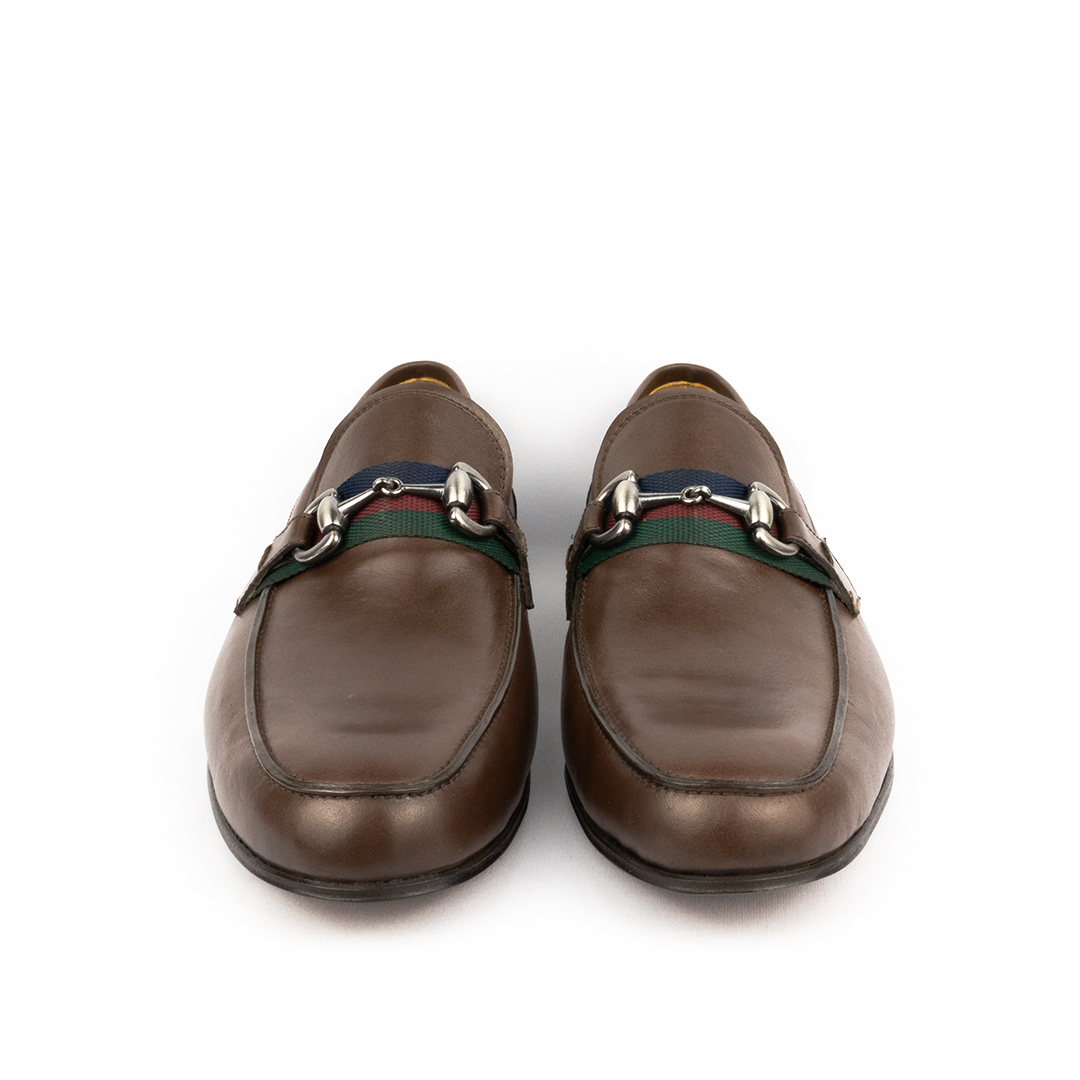Últimos pares Mocassim estilo italiano Luca cor marrom chocolate