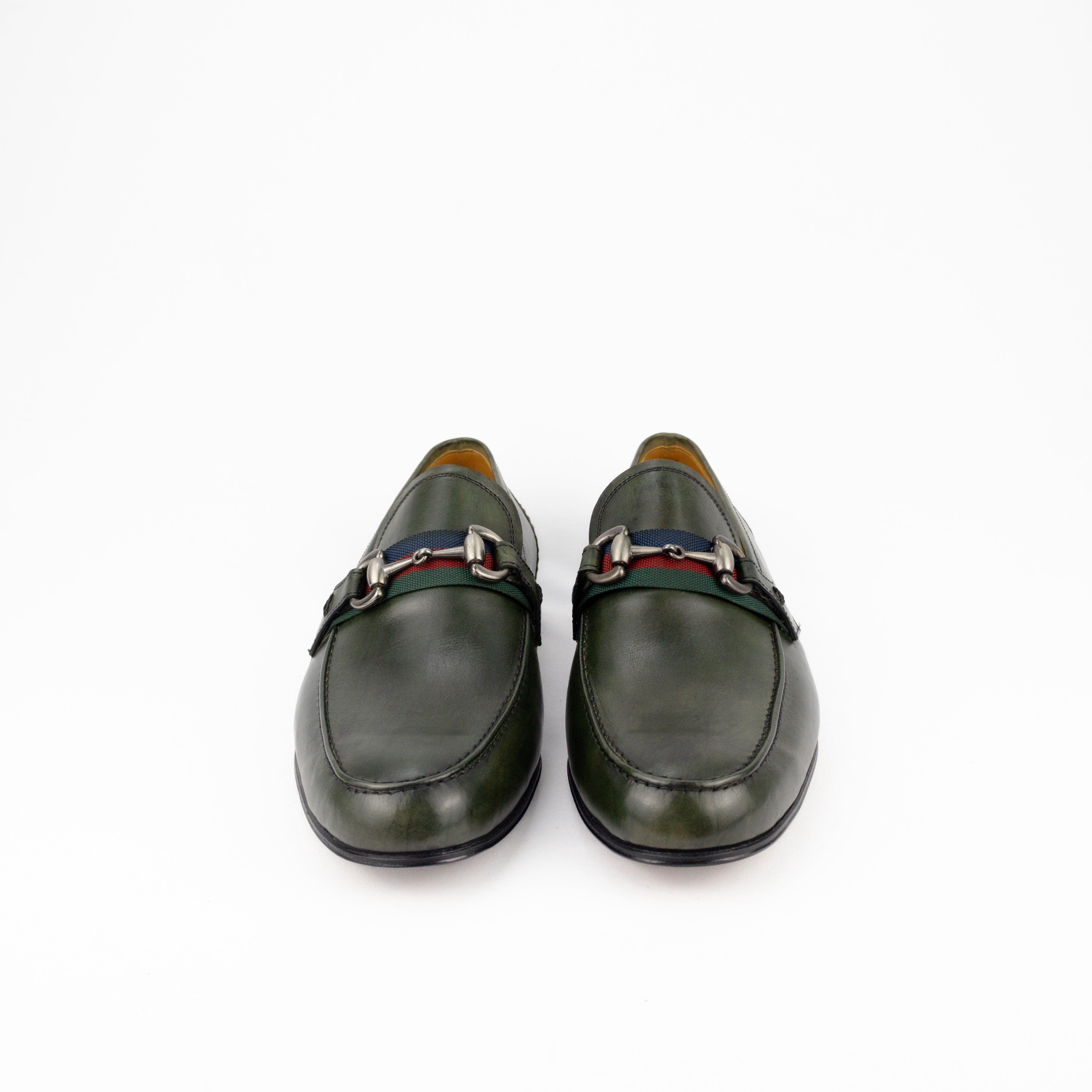 Mocassim estilo italiano Luca cor artesanal verde musgo