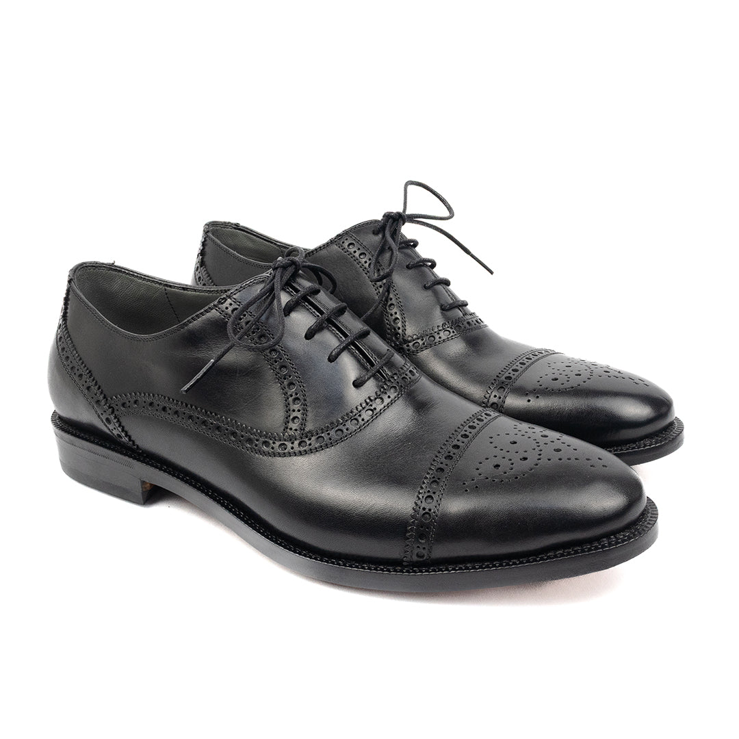Oxford Half Brogue William - cor Preto