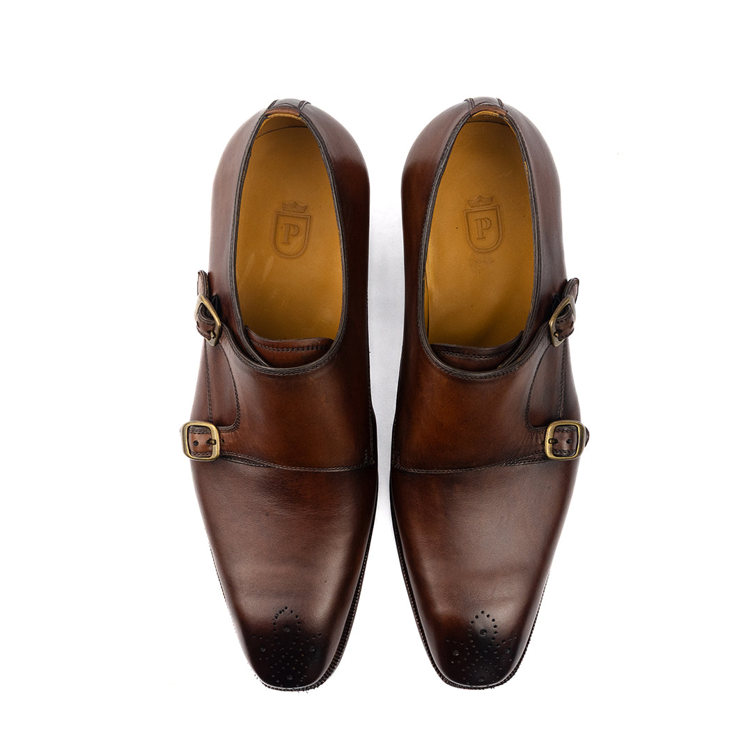 Double Monk estilo inglês cor artesanal chocolate