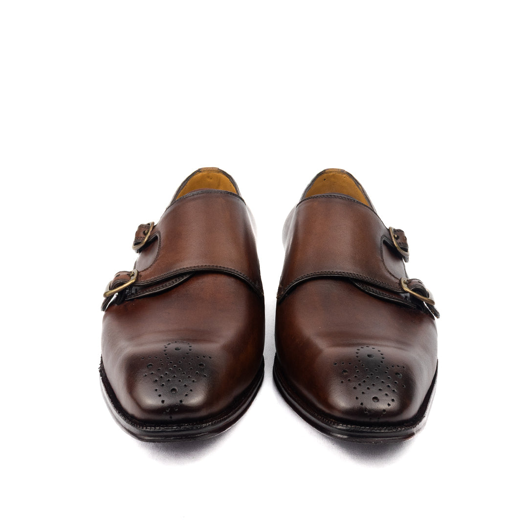 Double Monk estilo inglês cor artesanal chocolate