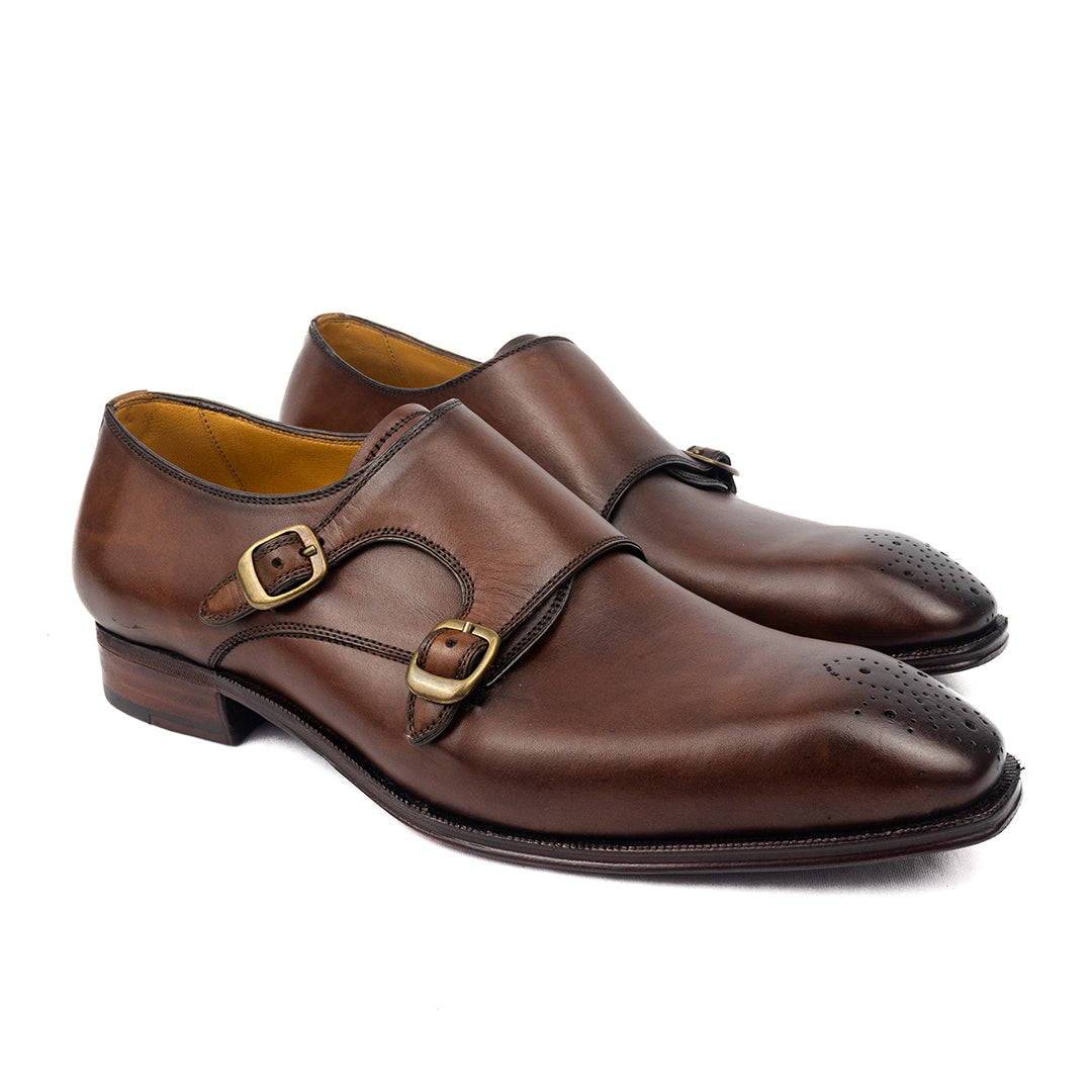 Double Monk estilo inglês cor artesanal chocolate