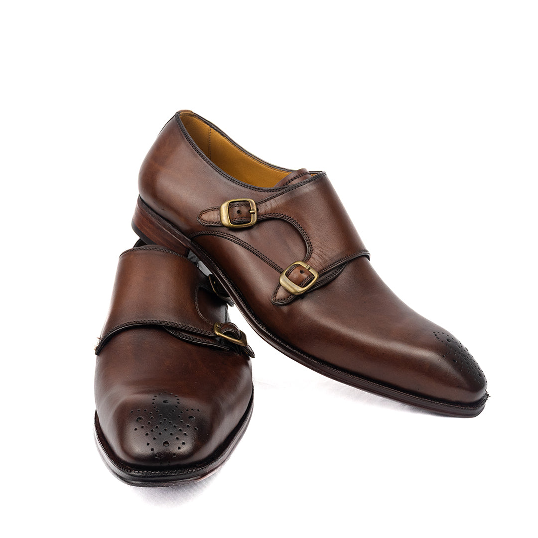 Double Monk estilo inglês cor artesanal chocolate